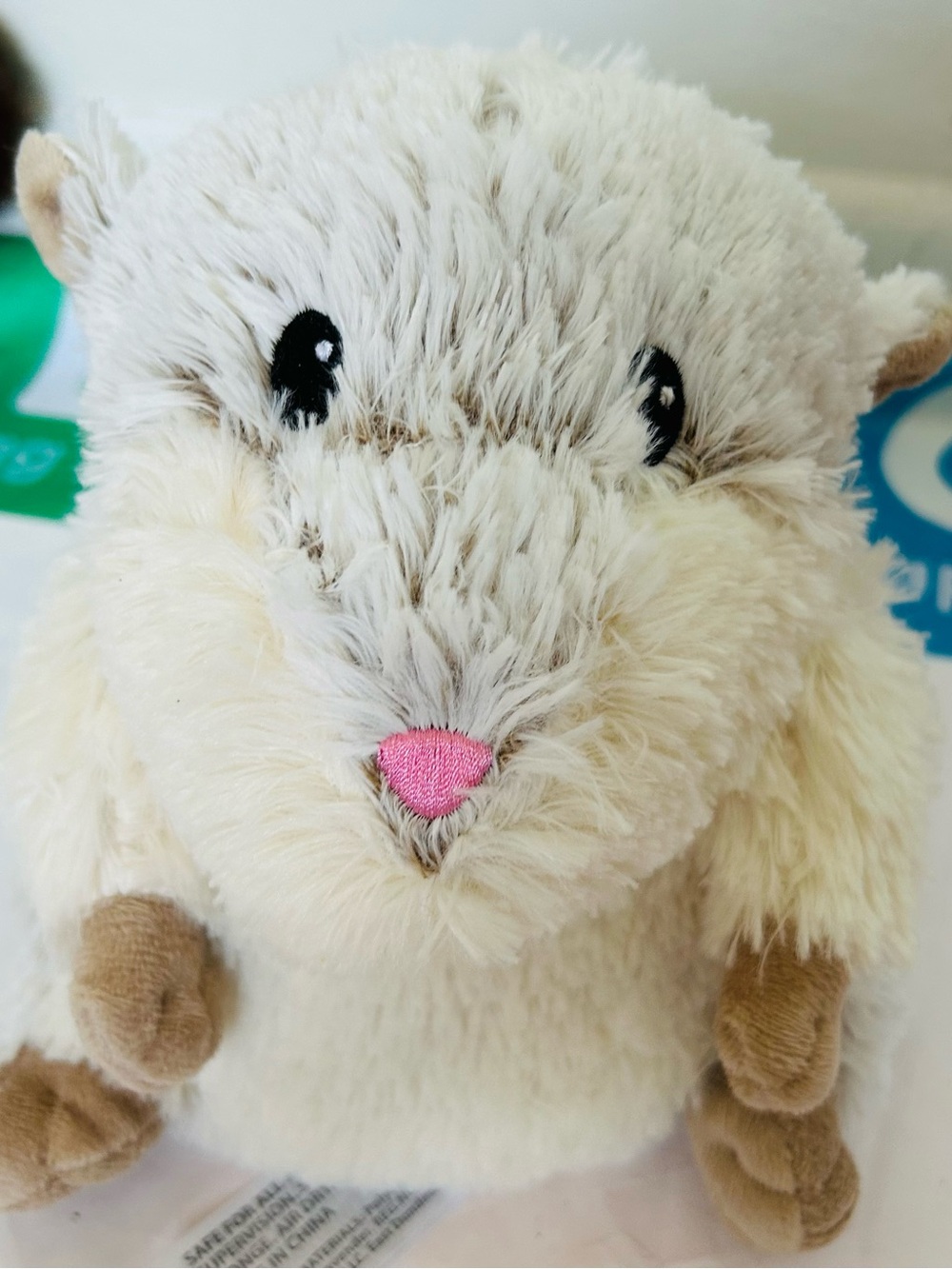 Warmies microwaveable plush hamster scented